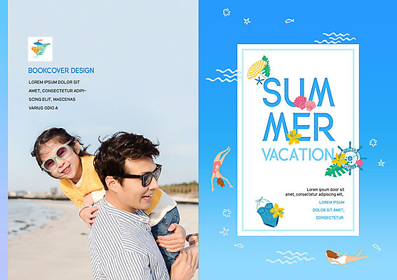 PSD 템플릿 표지디자인 북디자인 출판디자인 여자 표지 남자 딸 어린이 리플렛 바다 40대 하늘색 북커버 가족 물놀이 모녀 휴가 사람 소녀 팜플렛 성인 해변 두명 여름 여름휴가 바캉스 한국인 아빠 시원함 즐거움 부녀 이미지템플릿 계절 감정 중년 관계 놀이 엄마 동양인 파란색 파일형식 여름_계절