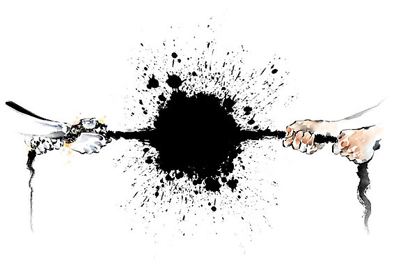 PSD 손 밧줄 일러스트 캘리그라피 붓터치 흑백 한명 사람 신체부위 기계 경쟁 양손 당기기 라이벌 로봇 번짐 줄다리기 로봇팔 맞대결 4차산업 AI_인공지능 국내일러스트 1 산업 줄 컨셉 모션 놀이 촬영기법 파일형식 효과