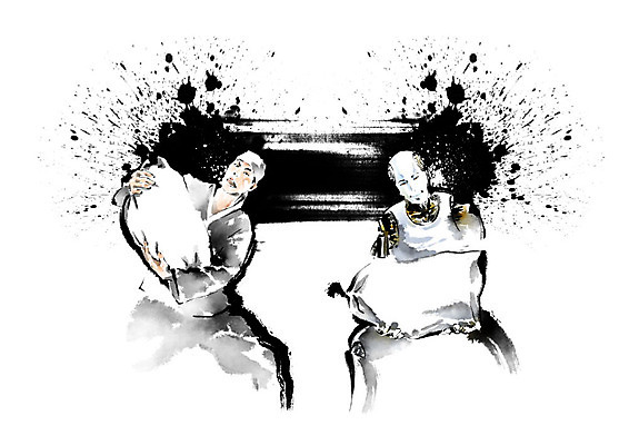 PSD 남자 일러스트 캘리그라피 붓터치 흑백 한명 들기 사람 성인 힘 기계 경쟁 짐 한복 라이벌 로봇 번짐 상투 무거움 쌀가마 맞대결 4차산업 AI_인공지능 국내일러스트 1 한국전통 산업 컨셉 모션 촬영기법 무게 전통의상 파일형식 효과