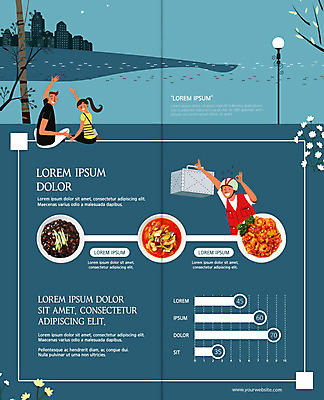 PSD 템플릿 표지디자인 북디자인 출판디자인 여자 남자 내지 리플렛 2단접지 북커버 이벤트 팜플렛 세명 파란색 중식 배달원 짜장면 야식 짬뽕 주문 편리함 배달음식 이미지템플릿 직업 음식 컬러 컨셉 사람 배달 파일형식