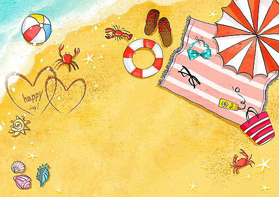 PSD 바다 백그라운드 일러스트 공 프레임 바캉스용품 사람없음 여름 모래사장 갈색 꽃게 하트 파라솔 조개껍데기 쪼리 시원함 즐거움 돗자리 프레임일러스트 국내일러스트 모양 계절 감정 컬러 조개 게 샌들 오브젝트 파일형식