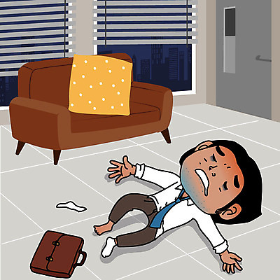 남자 일러스트 피곤 한명 사람 성인 비즈니스라이프 눕기 직장인 비즈니스맨 퇴근 만성피로 힘듦 성인남자한명만 국내일러스트 AI파일 직업 1 라이프스타일 컨셉 비즈니스 모션 출퇴근 남자한명만 성인남자만 파일형식 벡터