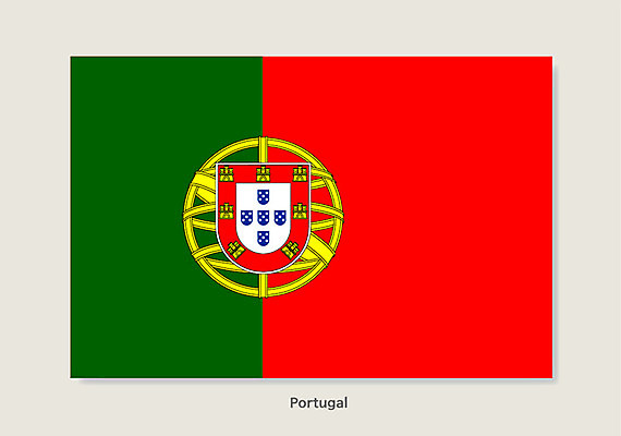 나라 일러스트 사람없음 세계 국기 포르투갈 포르투갈국기 국내일러스트 AI파일 유럽 파일형식 벡터