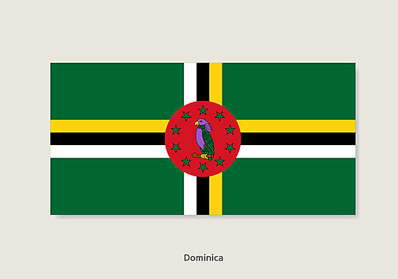 나라 일러스트 사람없음 세계 국기 도미니카연방 도미니카연방국기 국내일러스트 AI파일 남아메리카 파일형식 벡터