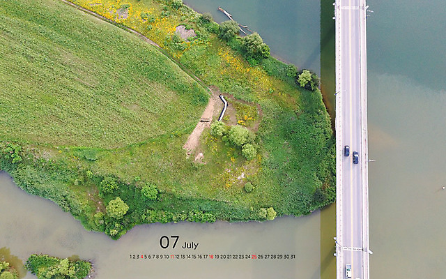 JPG 월페이퍼 바탕화면 7월 날짜 파일형식