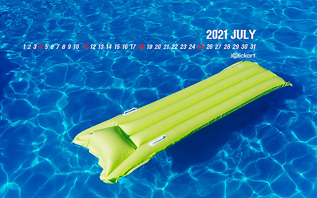 JPG 월페이퍼 바탕화면 7월 날짜 파일형식