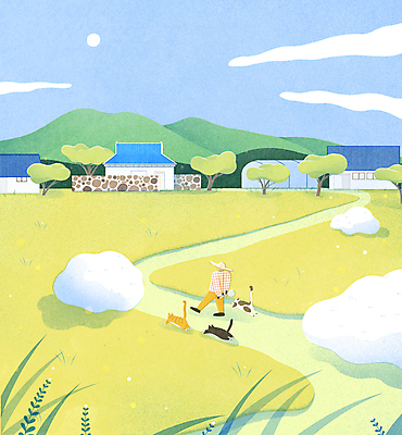 전신 PSD 나무 노년 남자 여유 일러스트 하늘 산 세마리 한명 풍경 초원 걷기 마을 고양이 시골 시골집 비닐하우스 시골길 노인남자한명만 국내일러스트 식물 1 감정 길 농업 포유류 모션 주택 3 사람 성인 반려동물 남자한명만 노인남자만 파일형식