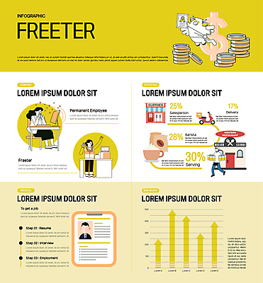 전신 여자 남자 화살표 일러스트 그래프 서기 들기 앉기 여러명 상반신 성인 노란색 동전 인포그래픽 소 맥주잔 소캐릭터 이력서 아르바이트 경제활동 동전탑 성인만 프리터족 국내일러스트 AI파일 컬러 동물캐릭터 다수 돈 술잔 포유류 모션 사람 경제 쌓기 신조어 파일형식 벡터