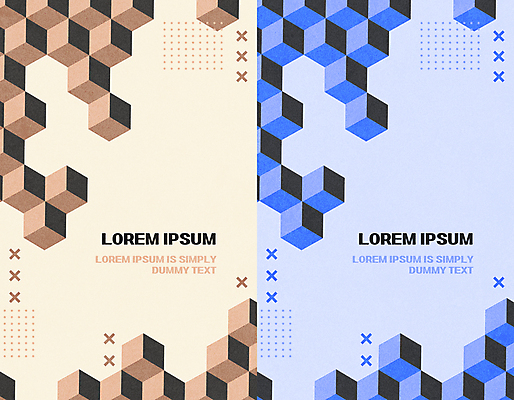 디자인 배너 일러스트 사람없음 파란색 사각형 베이지색 엘리먼트 벡터 국내일러스트 AI파일 도형 컬러 파일형식