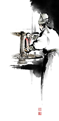 PSD 남자 인형 과학 일러스트 캘리그라피 붓터치 한명 상반신 성인 기구 잡기 제조 한복 동양화 과학자 번짐 낙관 조립 장영실 성인남자한명만 국내일러스트 직업 1 한국전통 모션 미술 사람 전통의상 학자 남자한명만 성인남자만 파일형식 효과