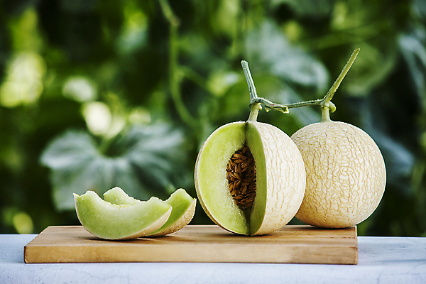 포토 JPG 주간 단면 사람없음 야외 아웃포커스 멜론 특산물 슬라이스 강원도 춘천 나무도마 국내포토 자연요소 과일 도마 한국 촬영기법 목재 파일형식