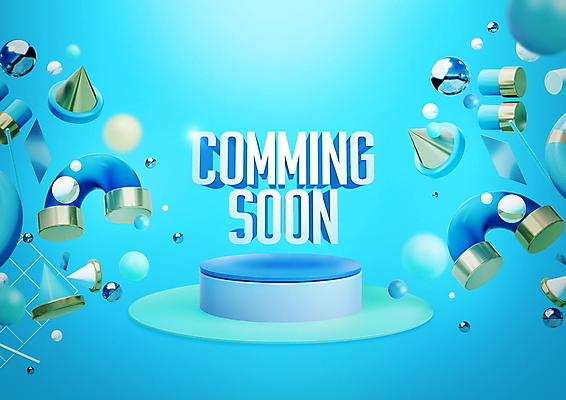 PSD 편집이미지 타이포그라피 사람없음 파란색 쇼핑 세일 원형 원기둥 단상 삼각뿔 입체도형 이미지편집 도형 문자 컬러 입체 파일형식