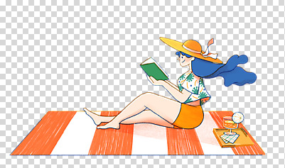 전신 편집 편집이미지 모자 여자 휴가 휴식 한명 들기 누끼 앉기 성인 책 독서 칵테일 돗자리 힐링 PNG 성인여자한명만 편집소스 1 잡화 컨셉 모션 주류 사람 여자한명만 성인여자만 파일형식