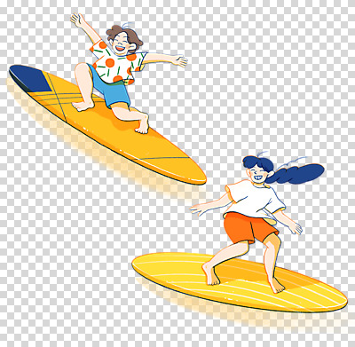 전신 편집 편집이미지 여자 남자 팔벌리기 누끼 성인 두명 서핑보드 서핑 PNG 성인만 편집소스 모션 사람 수상스포츠 보드_스포츠 파일형식