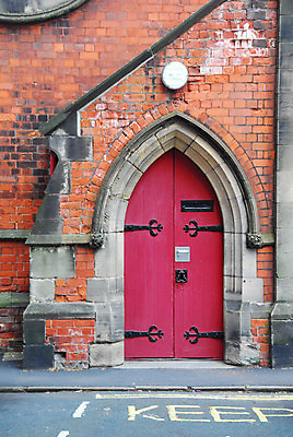 포토 JPG 해외이미지 벽돌 빨간색 문 아치 고딕 해외포토 컬러 파일형식 이미지허브