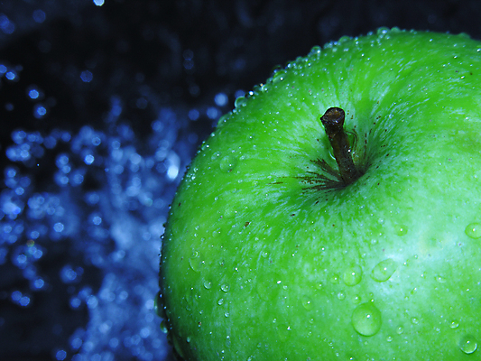포토 JPG 해외이미지 물결 백그라운드 사람없음 초록색 물 액체 사과 청사과 해외포토 자연요소 컬러 과일 파일형식 이미지허브