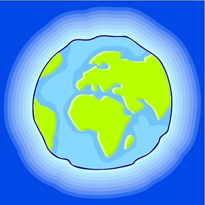 EPS 해외이미지 지구 백그라운드 일러스트 초록색 파란색 세계 글로벌 지구본 우주 행성 만화 스케치 여의주 지리 해외일러스트 컬러 미술 파일형식 벡터 이미지허브