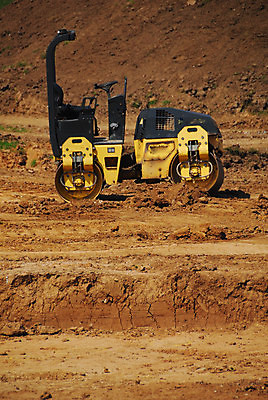 포토 JPG 해외이미지 산업 사람없음 햇빛 노란색 기계 흙 건설현장 업무 뜨거움 롤러 해외포토 컬러 건설업 태양 작업 파일형식 이미지허브