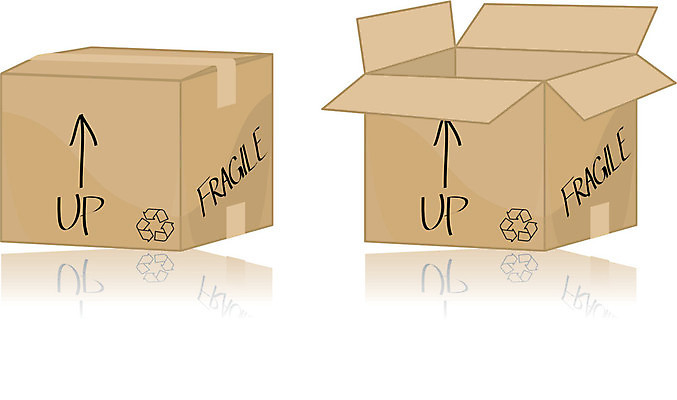 EPS 해외이미지 산업 종이 백그라운드 일러스트 포장 모션 화살 상자 갈색 재활용 흰색 오픈 심볼 에코 생태계 짐싸기 판지 고립 취급주의 해외일러스트 컬러 경고 환경 친환경 파일형식 벡터 이미지허브