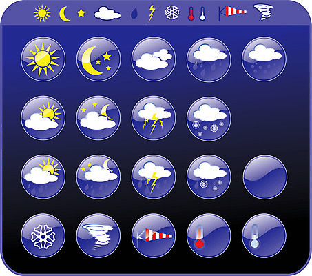 EPS 해외이미지 구름 계절 조각 겨울 일러스트 자연 바람 날씨 여름 파란색 햇빛 태양 맑음 봄 추위 안개 달 가을 물방울 원형 눈송이 야간 번개 예측 심볼 오브젝트 폭풍 서명 흐림 뇌우 채널 해외일러스트 자연요소 도형 컬러 컨셉 눈_날씨 생태계 파일형식 벡터 이미지허브