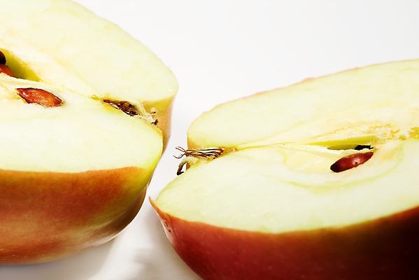 포토 JPG 해외이미지 과일 단면 실내 근접촬영 사람없음 사과 흰배경 슬라이스 해외포토 뷰포인트 백그라운드 내부 흰색 파일형식 이미지허브