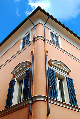 포토 JPG 해외이미지 분홍색 창문 주택 사람없음 건물 이탈리아 궁전 도시 각도 해외포토 건축물 유럽 컬러 고건축 파일형식 이미지허브