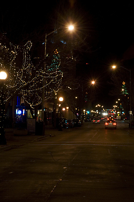 포토 JPG 해외이미지 여행 크리스마스 교통시설 사람없음 빨간색 컬러풀 미국 도시 야간 장노출 빛망울 해외포토 자연요소 기념일 컬러 교통 북아메리카 촬영기법 빛 시설 파일형식 이미지허브