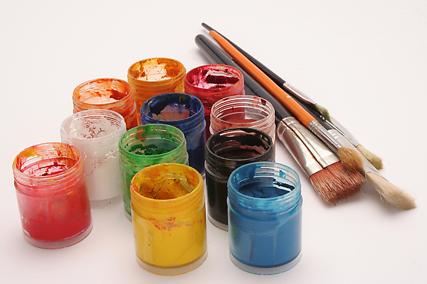 포토 JPG 해외이미지 사람없음 물감 붓 오브젝트 흰배경 해외포토 백그라운드 미술도구 흰색 파일형식 이미지허브