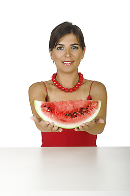 포토 JPG 해외이미지 백인 라이프스타일 여자 행복 음식 포즈 신체 다이어트 과일 탁자 수박 건강 한명 사람 빨간색 컬러풀 뷰티 주방 흰색 표현 신선 맛 아침식사 먹기 채식주의자 카피스페이스 해외포토 서양인 1 감정 컬러 가구 컨셉 모션 생활 식사 공백 채식 파일형식 이미지허브