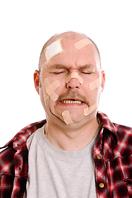 포토 JPG 해외이미지 백인 남자 얼굴 40대 한명 사람 성인 외침 고통 표현 상처 울음 흰배경 고립 석고 탈모 해외포토 서양인 1 감정 중년 백그라운드 표정 신체부위 소리 흰색 증상 파일형식 이미지허브