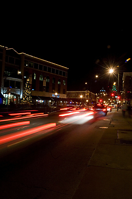 포토 JPG 해외이미지 여행 크리스마스 교통시설 사람없음 빨간색 컬러풀 미국 도시 야간 장노출 빛망울 해외포토 자연요소 기념일 컬러 교통 북아메리카 촬영기법 빛 시설 파일형식 이미지허브