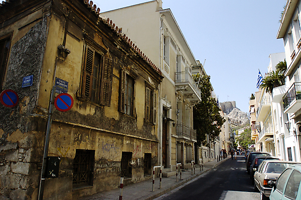 포토 JPG 해외이미지 여행 자동차 거리 사람없음 건물 도시 그리스 아테네 셔터 아크로폴리스 옛날 해외포토 건축물 유럽 육상교통 파일형식 이미지허브