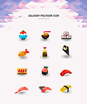 아이콘 사람없음 초밥 회 배송 덮밥 간장 우동 김초밥 새우튀김 계란초밥 군함말이초밥 데마끼 배달음식 새우초밥 참치회 폴리곤 일본음식 음식배달 참치초밥 2D아이콘 AI파일 음식 새우 생선회 튀김 면류 양념 배달 파일형식 벡터