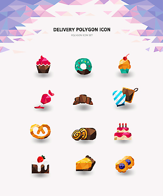 아이콘 디저트 사람없음 쿠키 도넛 조각케이크 컵케이크 크루아상 배송 파이 머핀 주방장갑 롤케이크 배달음식 짤주머니 쿠킹장갑 폴리곤 브레첼 2단케이크 음식배달 2D아이콘 AI파일 음식 빵 장갑 케이크 배달 제빵도구 파일형식 벡터