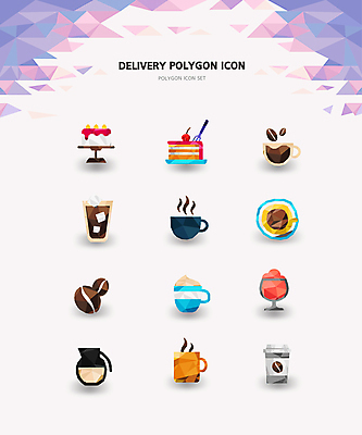 아이콘 커피 디저트 사람없음 케이크 카페 원두 조각케이크 커피잔 커피포트 배송 아이스커피 스무디 테이크아웃컵 폴리곤 음식배달 2D아이콘 AI파일 음료 음식 주전자 잔 컵 상점 파일형식 벡터