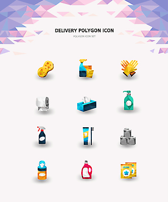 아이콘 사람없음 쌓기 화장지 칫솔 청소도구 세제 배송 고무장갑 치약 수세미 스펀지 각티슈 물티슈 주방세제 폴리곤 락스 2D아이콘 AI파일 장갑 모션 위생용품 도구 청소 고무 파일형식 벡터