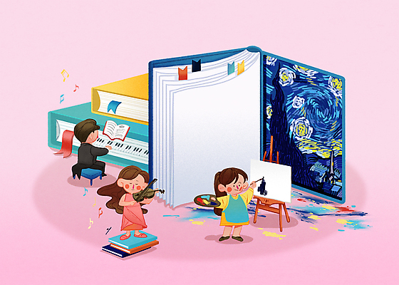 전신 PSD 여자 남자 어린이 예술 연주 일러스트 들기 앉기 소녀 성인 취미 책 세명 독서 그리기 팔레트 피아노 전문직 묘기 바이올린 이젤 캔버스 화가 바이올리니스트 피아니스트 명화 국내일러스트 직업 음악 모션 현악기 사람 미술도구 연주자 건반악기 그림 파일형식