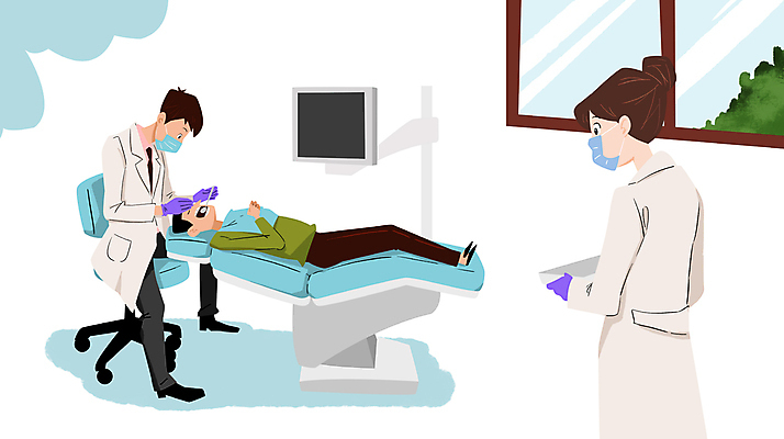 전신 PSD 여자 남자 의자 일러스트 치과 마스크 입벌림 들기 앉기 상반신 성인 세명 눕기 환자 간호사 치과의사 치과진료 치아건강 성인만 구강검진 국내일러스트 가구 의학 모션 표정 건강 병원 사람 진료 검진 의료진 의사 파일형식