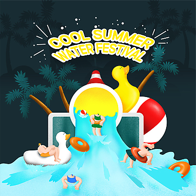 전신 여자 남자 일러스트 물놀이 앉기 여러명 상반신 성인 타이포그라피 여름 여름휴가 바캉스 야자수 축제 비치볼 청록색 튜브 오리장난감 오리튜브 워터슬라이드 워터파크 성인만 여름축제 국내일러스트 AI파일 나무 문자 계절 컬러 다수 공 모션 놀이 휴가 바캉스용품 수영장 사람 장난감 파일형식 벡터 여름_계절