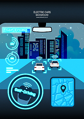도로 백그라운드 일러스트 사람없음 건물 파란색 운전 전기에너지 핸들 친환경 와이파이 차안 네비게이션 전기자동차 친환경자동차 자율주행 국내일러스트 AI파일 건축물 길 컬러 교통시설 모션 자동차 환경 에너지 무선인터넷 파일형식 벡터 4차산업