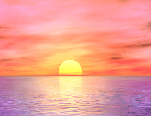 포토 JPG 해외이미지 바다 분홍색 일러스트 아침 사람없음 빨간색 물 태양 3D 일출 일몰 새벽 속도 해외포토 주간 자연요소 컬러 노을 디지털합성 파일형식 이미지허브