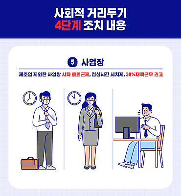 전신 여자 남자 시계 의자 서류가방 일러스트 직장 말하기 마스크 서기 앉기 성인 세명 모니터 비즈니스맨 비즈니스우먼 작업장 사회이슈 책상 예방 출근준비 재택근무 화상통화 성인만 코로나바이러스 사회적거리두기 언택트 온택트 델타변이바이러스 4단계 국내일러스트 AI파일 산업 캠페인 가구 컨셉 가방 회사 비즈니스 모션 사람 컴퓨터 직장인 바이러스 출근 통화 파일형식 벡터