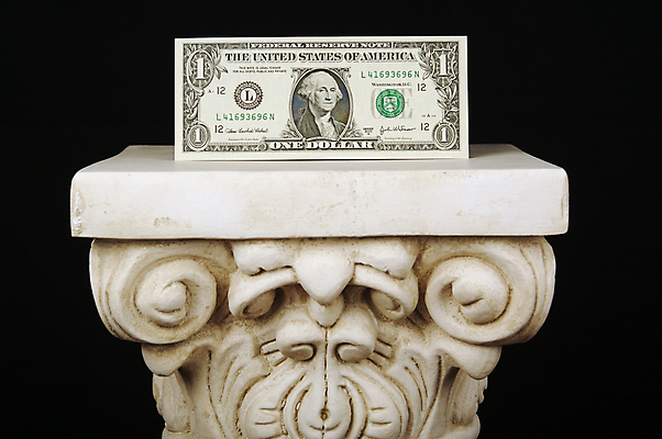 포토 JPG 해외이미지 지폐 돈 검은배경 실내 사람없음 금융 경제 달러 기둥 외화 1달러 로마기둥 해외포토 건축 백그라운드 내부 검은색 재산 파일형식 이미지허브