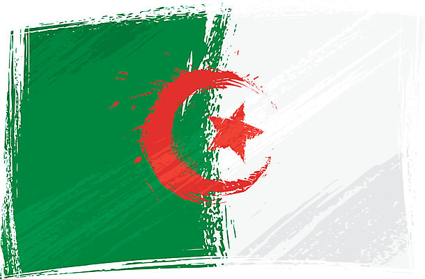 EPS 해외이미지 백그라운드 일러스트 아프리카 빨간색 초록색 흰색 깃발 그래피티 심볼 그런지 알제리 전국 해외일러스트 나라 컬러 낙서 그림 파일형식 벡터 이미지허브