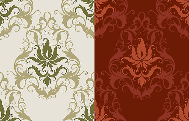 EPS 해외이미지 디자인 백그라운드 잎 꽃무늬 패턴 일러스트 벽지 장식 컬러풀 수확 골동품 소용돌이 화려 클래식 질감 복고 아이비 대칭 빅토리아 스타일 해외일러스트 식물 꽃 컬러 컨셉 무늬 농업 회오리 파일형식 벡터 이미지허브