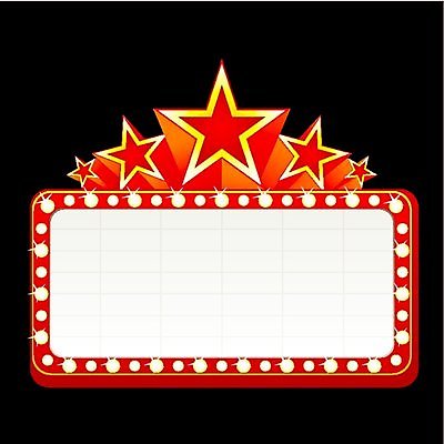 EPS 해외이미지 별 일러스트 조명 간판 프레임 사람없음 빨간색 반짝임 검은색 서커스 프레임일러스트 해외일러스트 자연요소 컬러 모션 파일형식 벡터 이미지허브