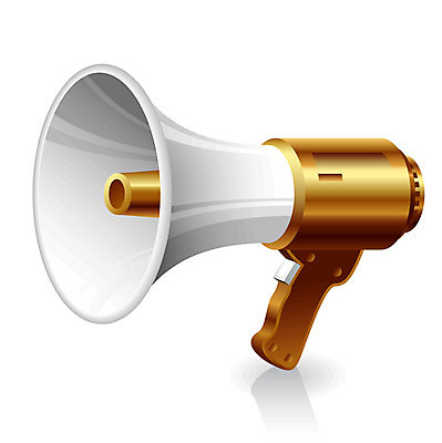 EPS 해외이미지 스포츠 일러스트 통신 관계 커뮤니케이션 아이디어 대화 손잡이 한개 확성기 소리 장비 흰색 공구 업무 메시지 황금 밀기 보고서 흰배경 부름 시끄러움 목소리 고립 주목 항의 해외일러스트 1 컬러 백그라운드 컨셉 모션 말하기 도구 작업 파일형식 벡터 이미지허브