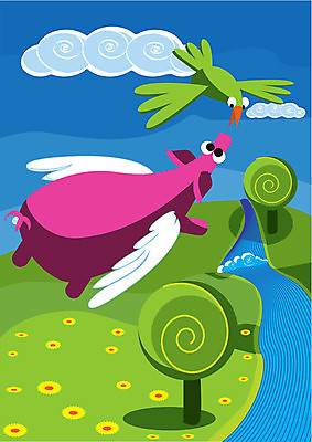 EPS 해외이미지 구름 야생동물 밭 날개 일러스트 자연 놀이 조류 물 강 놀람 봄 돼지 법정 줄서기 해외일러스트 자연요소 동물 계절 감정 농업 포유류 모션 표정 생태계 파일형식 벡터 이미지허브