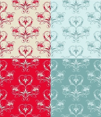 EPS 해외이미지 디자인 백그라운드 잎 꽃무늬 패턴 일러스트 벽지 장식 컬러풀 수확 골동품 소용돌이 화려 클래식 질감 복고 아이비 대칭 빅토리아 스타일 해외일러스트 식물 꽃 컬러 컨셉 무늬 농업 회오리 파일형식 벡터 이미지허브