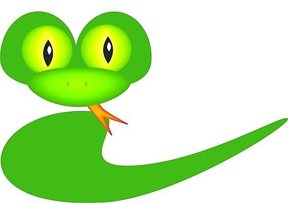 EPS 해외이미지 동물 오렌지 일러스트 파충류 생물 미술 빨간색 초록색 노란색 뱀 만화 혀 해외일러스트 컬러 과일 문화예술 입 파일형식 벡터 이미지허브